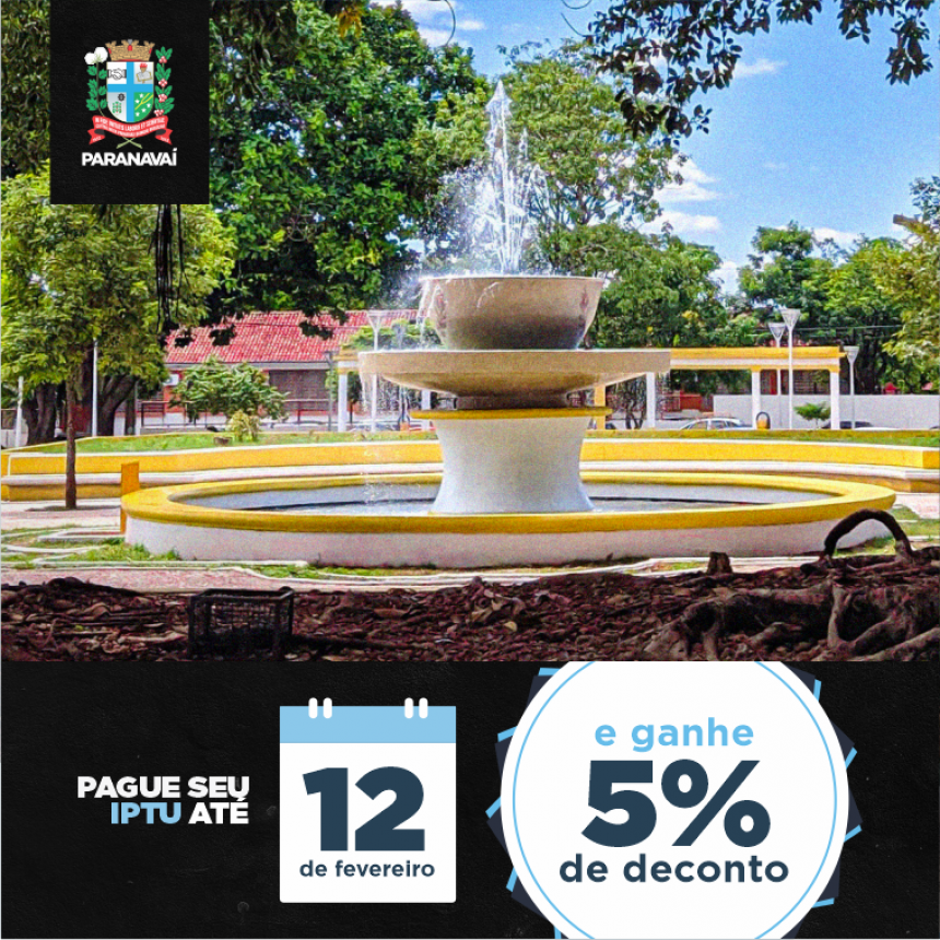 Prazo para pagar IPTU com 5% de desconto vai até 12 de fevereiro